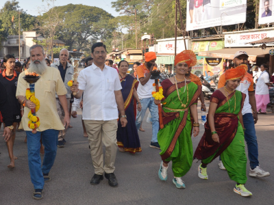 ९९ वे अखिल भारतीय मराठी साहित्य संमेलन सातारा प्रेरणा ज्योत